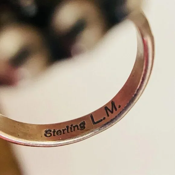 Native American Sleeping Beauty Turquoise Sterling Silver Ring - Size 7.5 - Picture 5 of 7